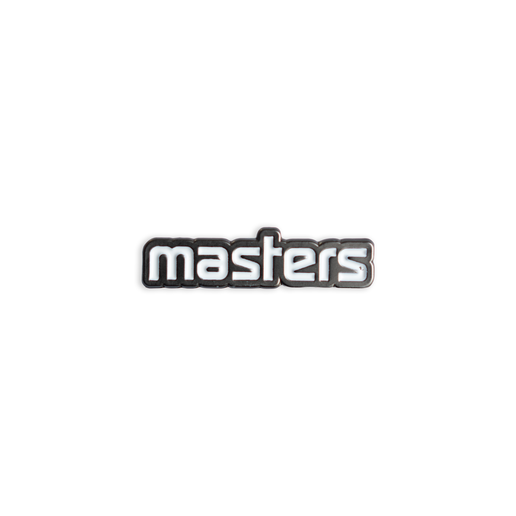 Masters | Wordmark White Pin