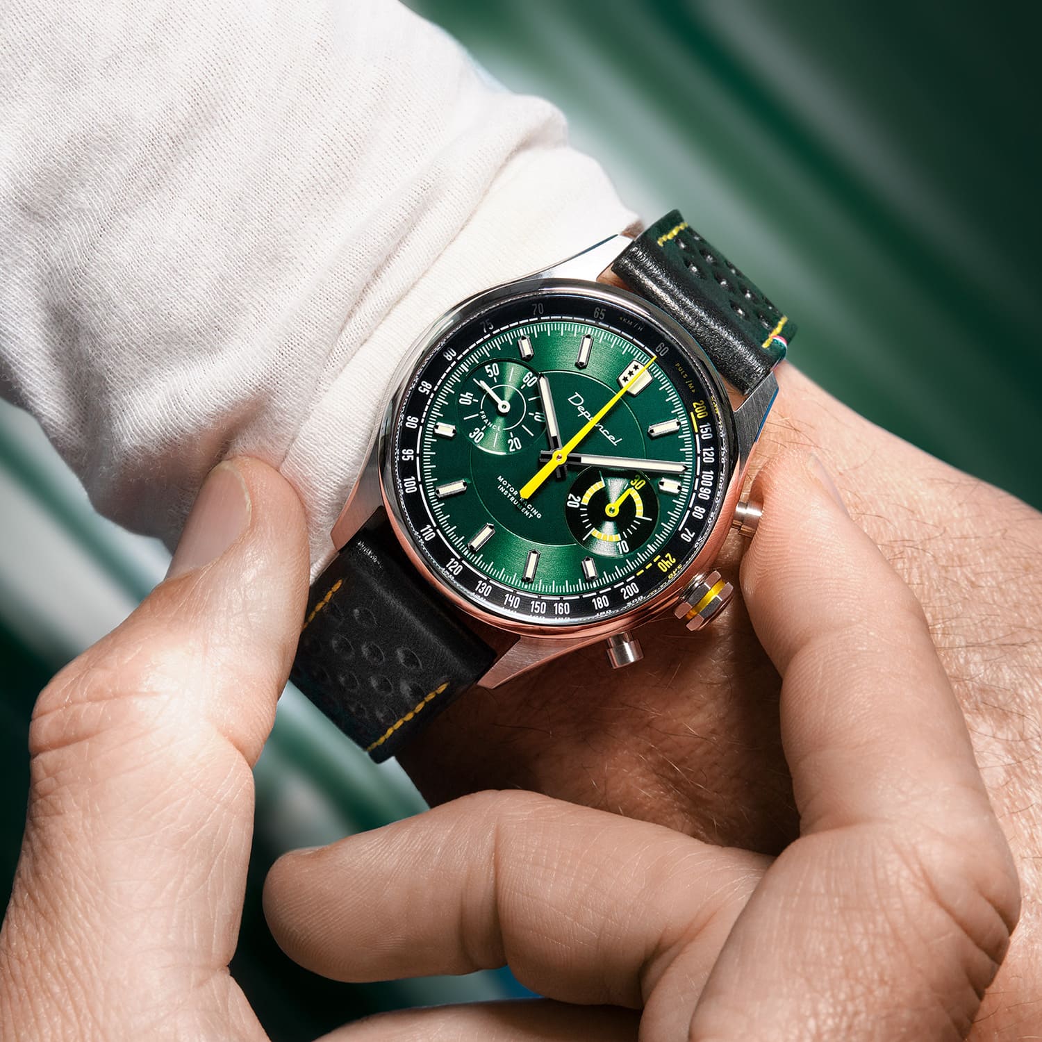 Depancel | Allure Manual Chronograph - Green