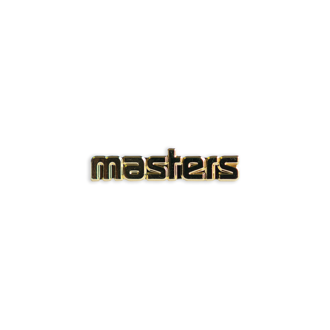 Masters | Wordmark Gold Pin