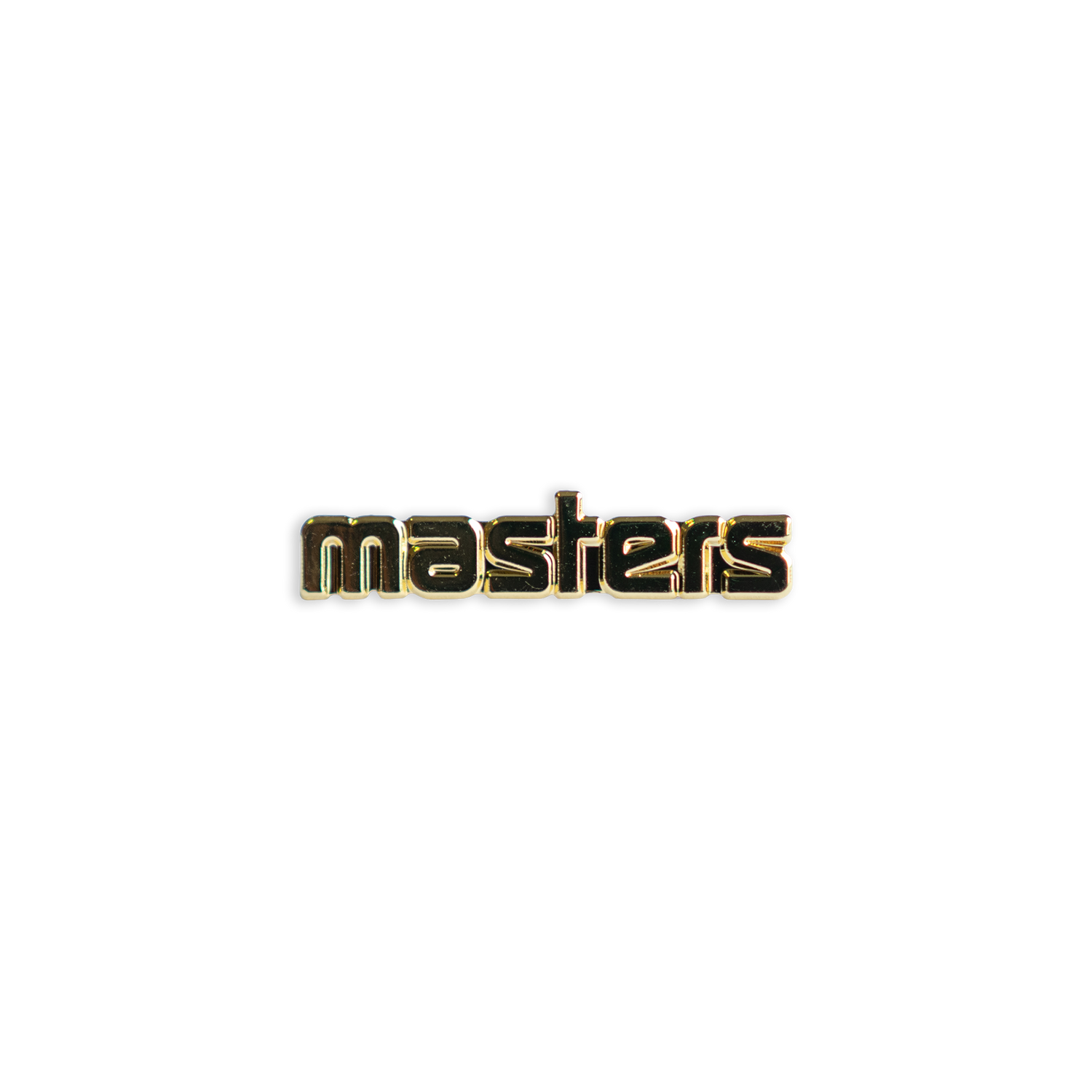 Masters | Wordmark Gold Pin