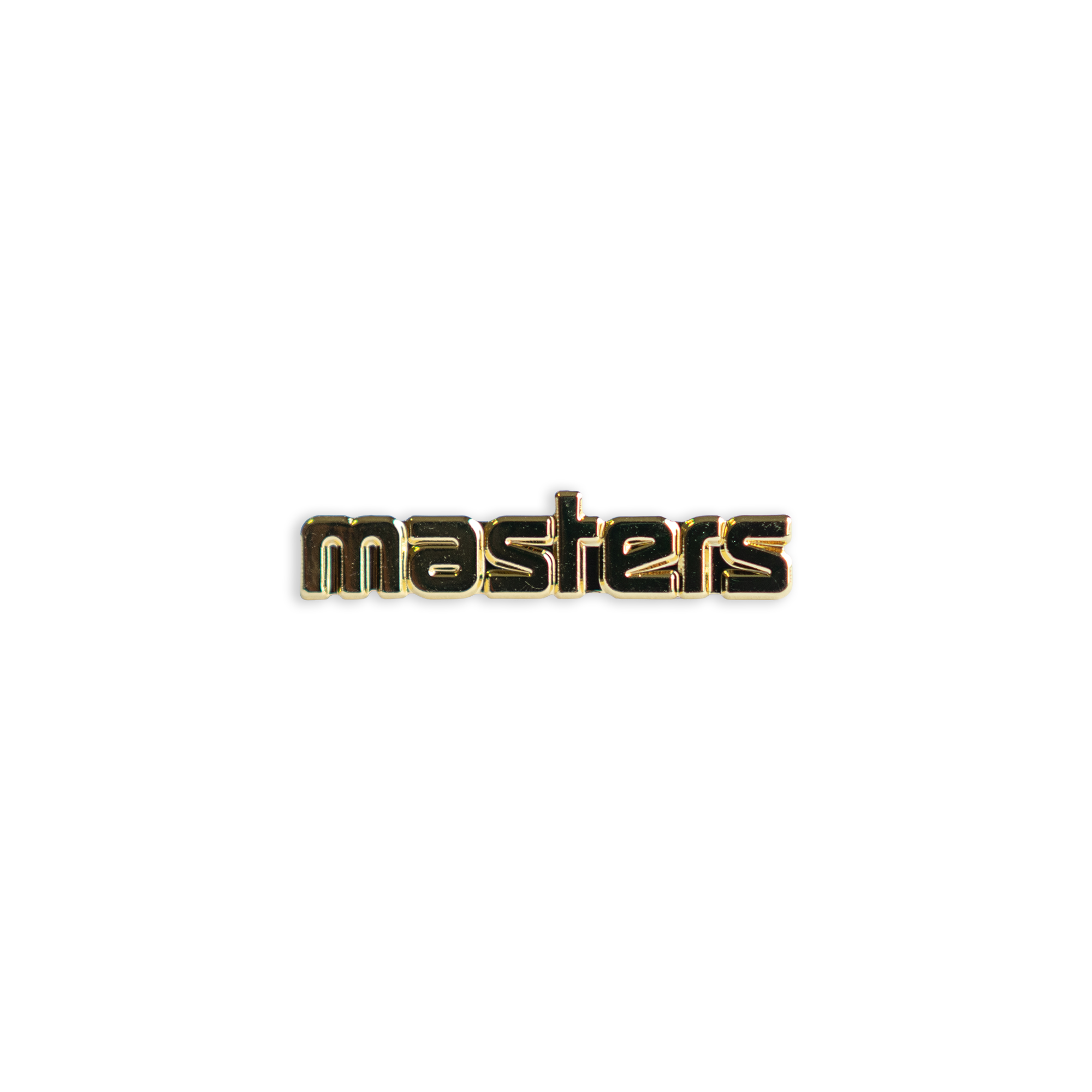 Masters | Wordmark Gold Pin