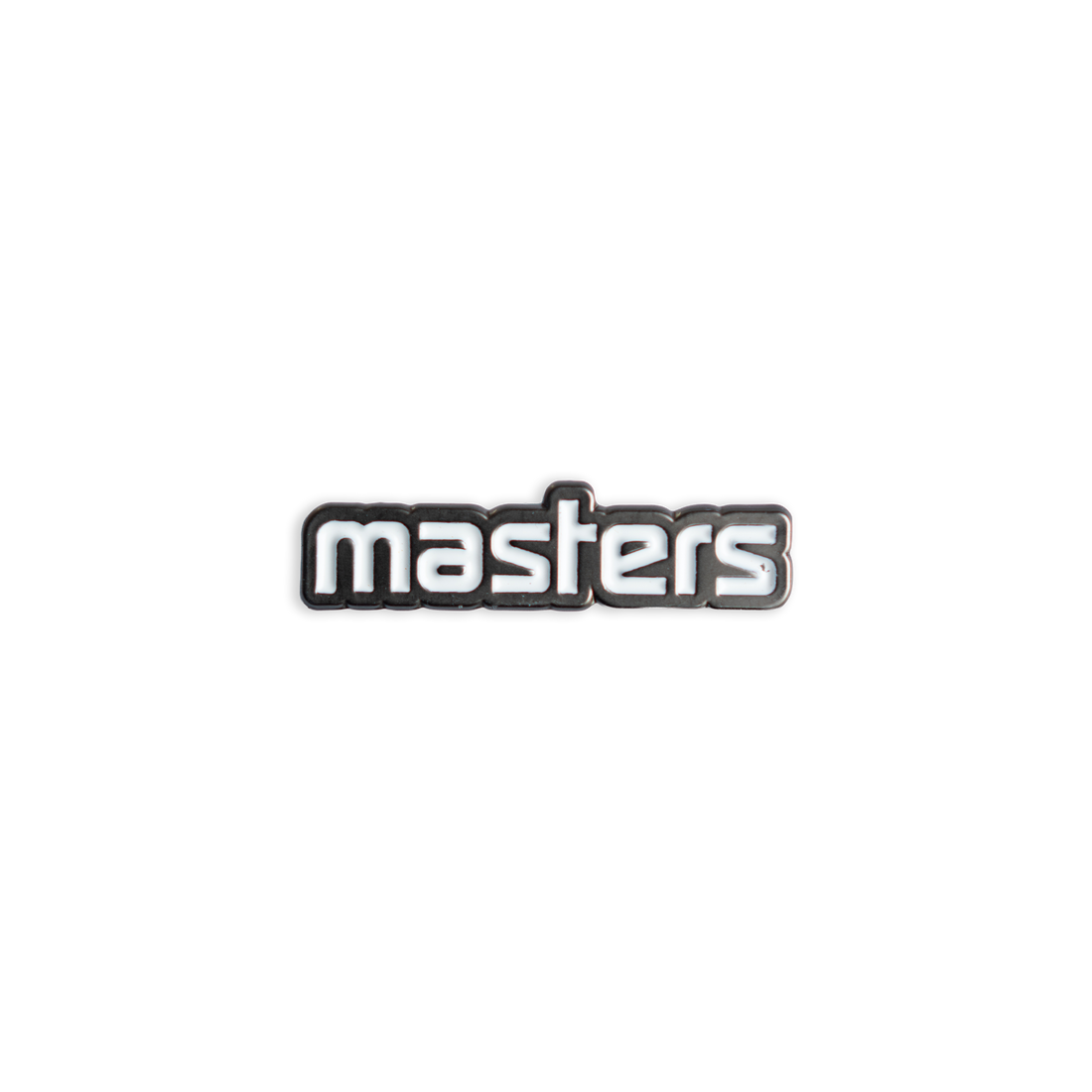 Masters | Wordmark White Pin