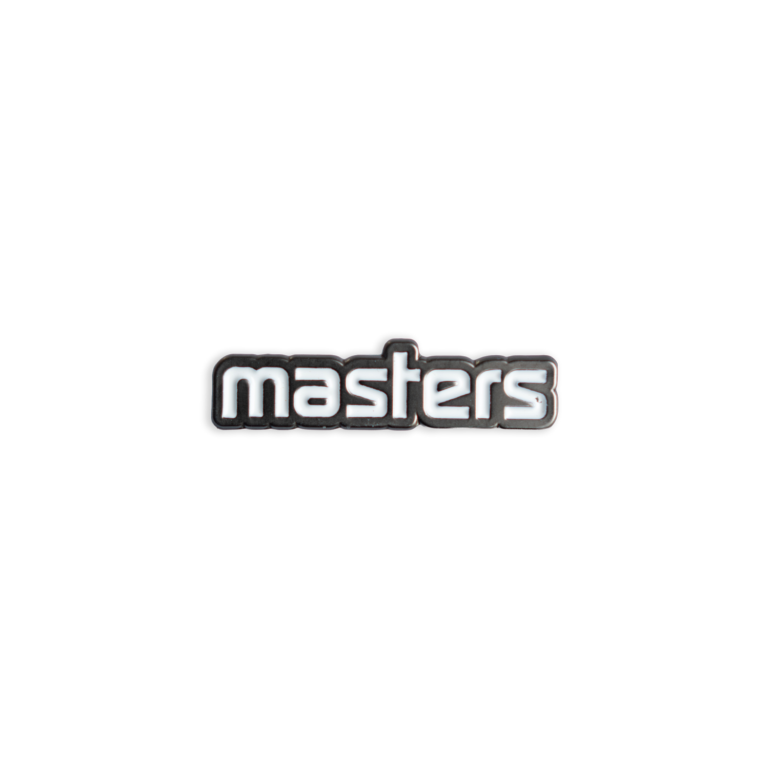 Masters | Wordmark White Pin